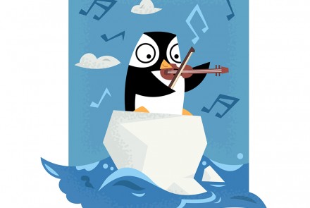 South Pole Musical Penguin